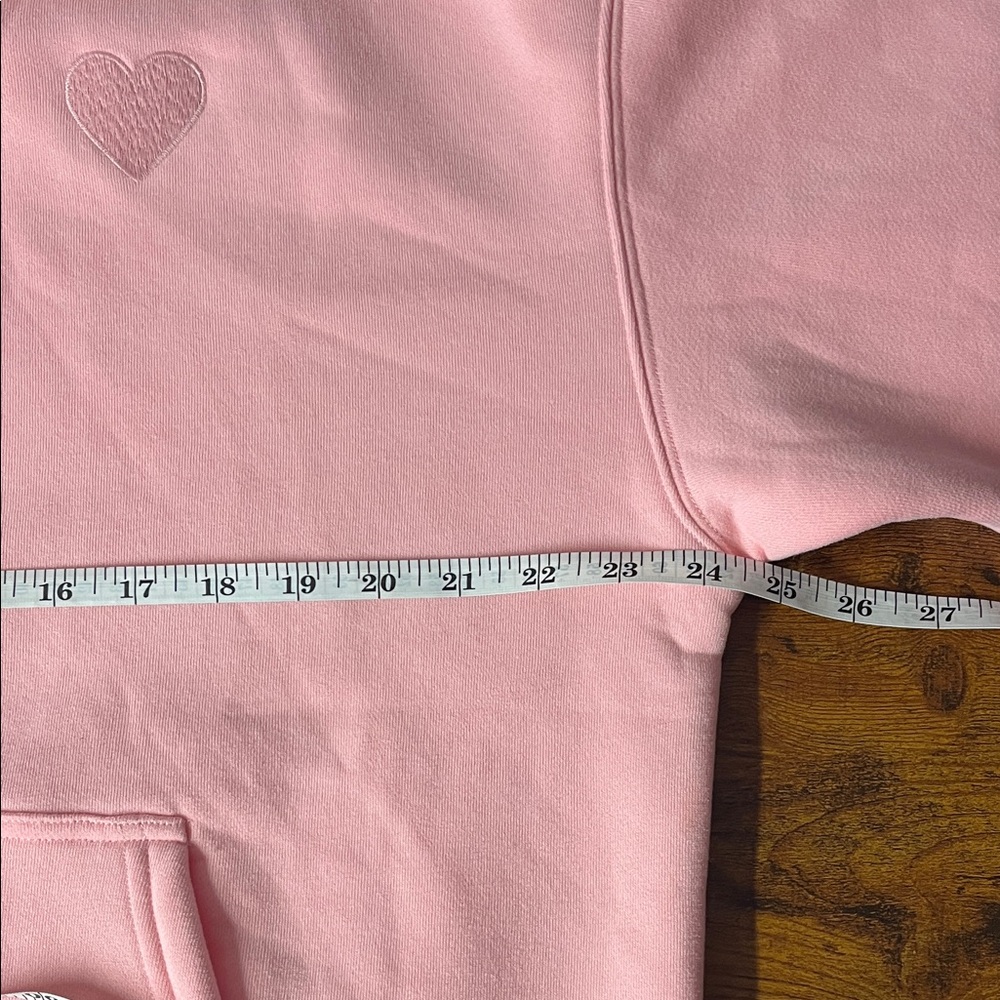 Comfrt “Ways to show Love” Graphic Hoodie with heart detail. - Picture 7 of 10